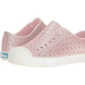 Native Kids Pink Glitter Sneakers